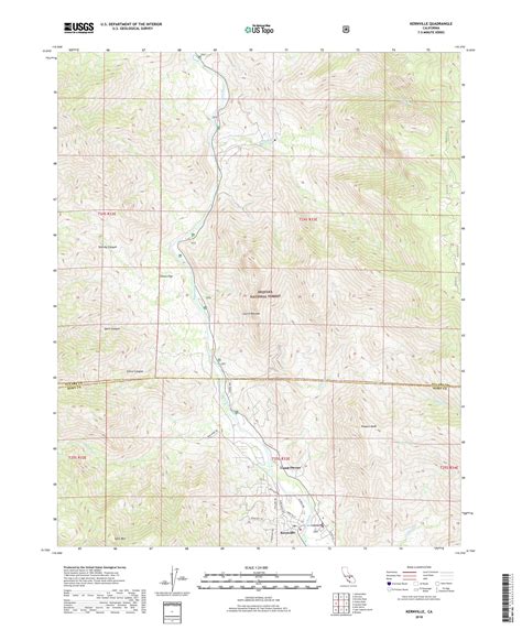 MyTopo Kernville, California USGS Quad Topo Map