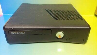 Xbox 360 S Slim 4GB Black Console System Has Power / Disc Tray Stuck Wont Open | eBay