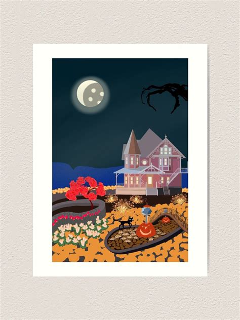 "Coraline Garden" Art Print for Sale by Nurhanmarie | Redbubble