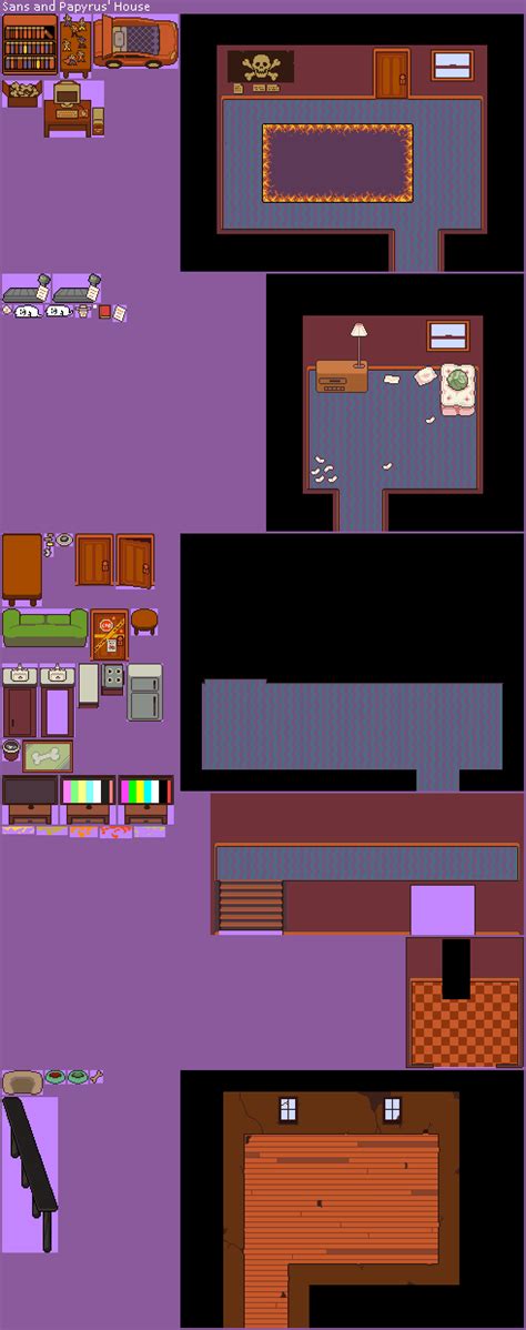 Изображение - Papyrus and Sans home-sprites.png | Undertale Вики ...