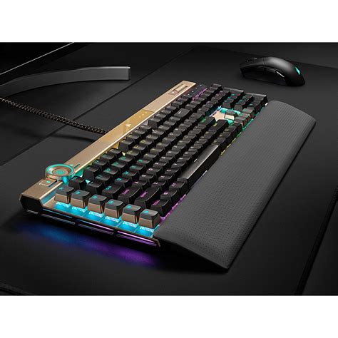 Corsair K100 RGB Optical Mechanical Gaming Keyboard, Detachable Palm ...