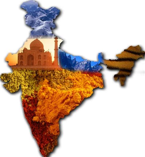 Unity In Diversity India Map