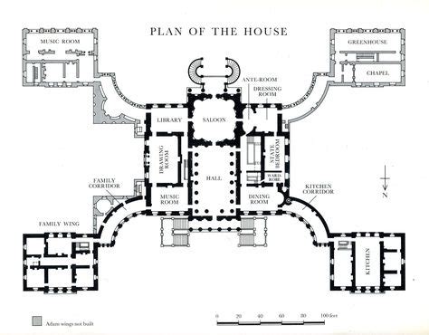 kedleston Hall Floor Plan | Castle floor plan, Floor plans ...