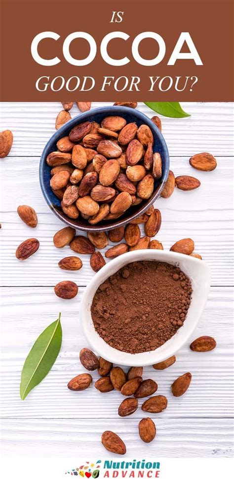 Cocoa Powder 101: Nutrition Facts and Health Benefits | Cacao benefits ...