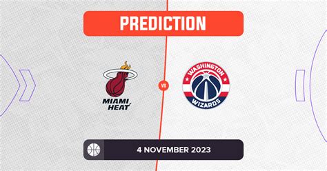 Heat vs Wizards Prediction and NBA Tips - 4 November 2023