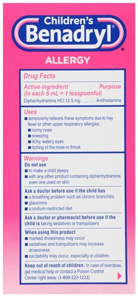 Children's Benadryl Cherry Flavored Allergy Liquid | Hy-Vee Aisles ...