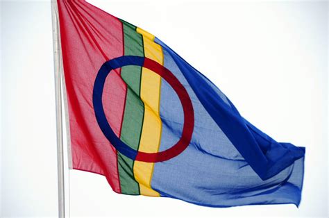 Sami flag, the flag of the Sámi People. The Lapland flag. http://www ...