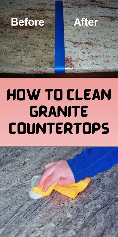 Handyman shares 8 nifty ways to clean granite countertops. These ideas are fantastic! | Cleaning ...