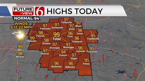 Tulsa Oklahoma Weather Map - Gretal Gilbertine