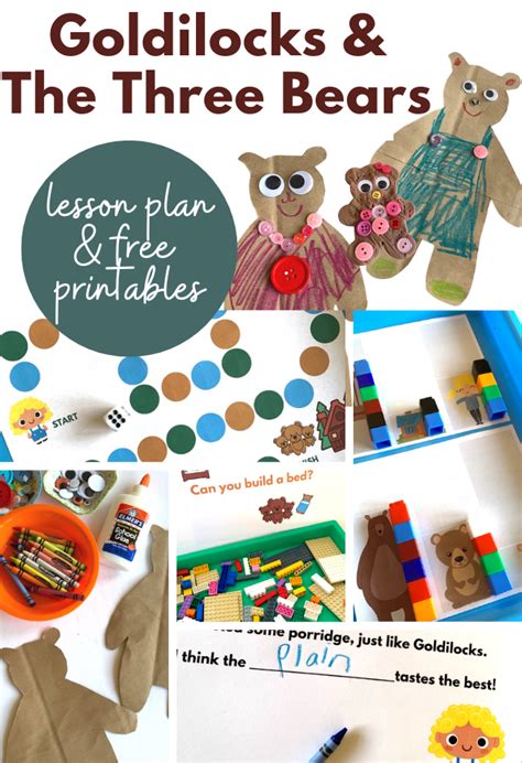 Goldilocks And The Three Bears Activities, Crafts, And Printables ...