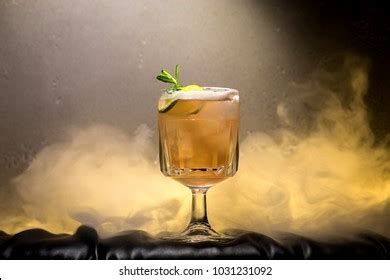 Dark Stormy Rum Cocktail Lime Against Stock Photo 1031231092 | Shutterstock