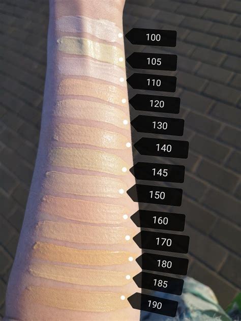 Swatches of all 13 light shades of the fenty beauty pro filt r instant retouch concealer – Artofit