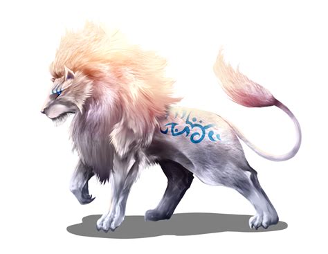 Ancestral Lion by Dragolisco on DeviantArt | Mythical creatures art ...