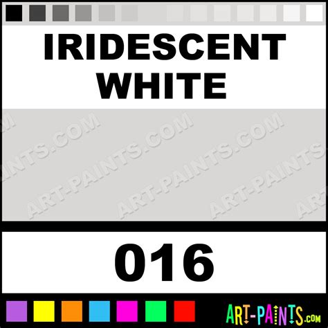 Iridescent White Brera Acrylic Paints - 016 - Iridescent White Paint, Iridescent White Color ...