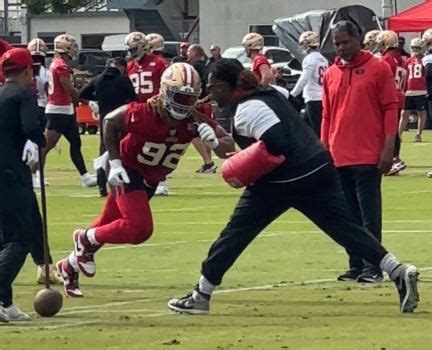 49ers' Chase Young makes practice debut after bye week