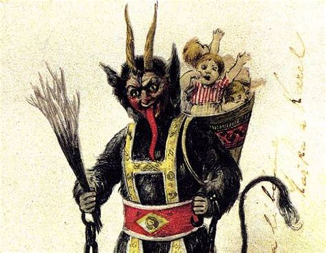 Creepy Krampus – 30 Vintage Postcards of the "Devil Santa Claus from Europe" That Will Haunt ...