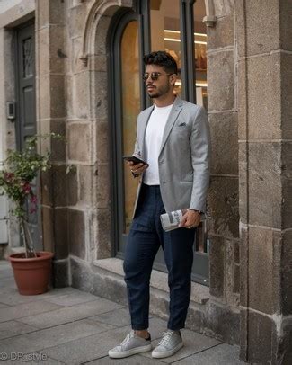 Ünnep keverék ás gray blazer outfit mens elpusztul tévedtek Snap