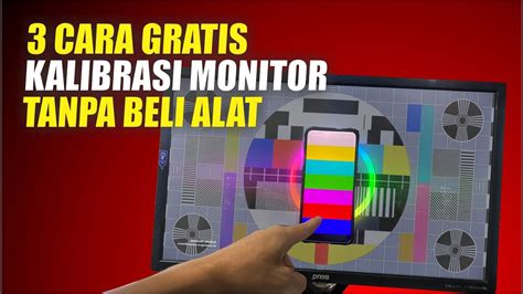 @353 BISA PAKAI HP ANDROID / SOFTWARE GRATIS | cara kalibrasi monitor ...