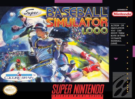 Super Baseball Simulator 1.000 (1991) | SNES Game | Nintendo Life