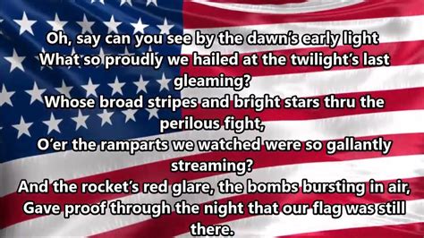 Star spangled banner lyrics star spangled banner song - raflift