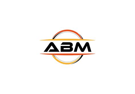 abm letra realeza mandala forma logo. abm cepillo Arte logo. abm logo ...