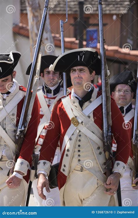 British soldier marching editorial image. Image of musket - 126872610