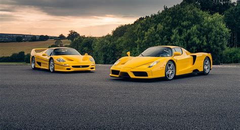 Find Red Ferraris Boring? A UK Dealer Is Selling A Yellow Enzo And F50 ...