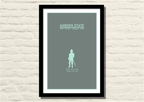 Garden State Movie Poster Art Print 11 X 17 Modern Poster | Etsy