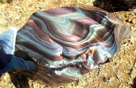 California Rainbow Obsidian (Photos) - Geology In