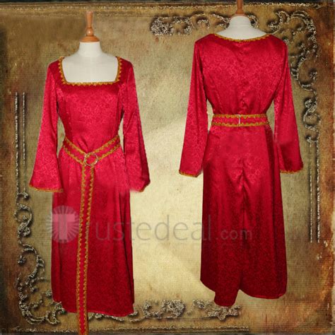 Tangled Rapunzel Mother Gothel Black Red Cosplay Costume