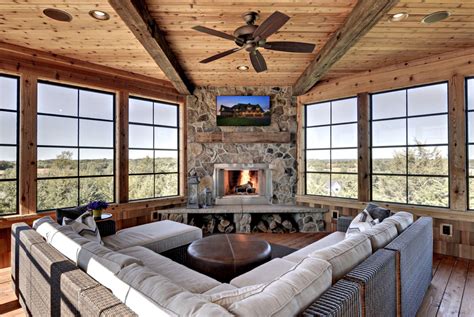 17 Stunning Rustic Living Room Interior Designs For Your Mountain Cabin