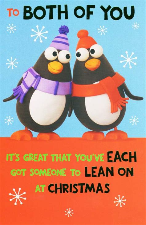 To Both Of You Funny Christmas Card | Cards | Love Kates