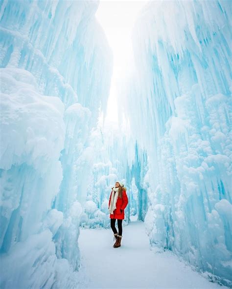 Edmonton Ice Castle in Edmonton, Alberta : r/Outdoors