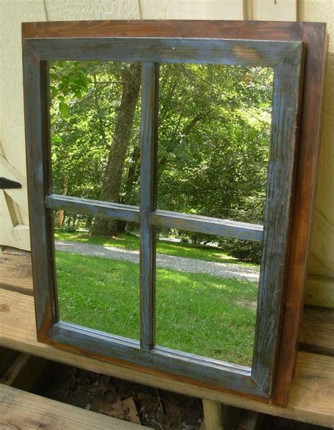 Reclaimed Cedar Medicine Cabinet - "window pane" mirror door - small size by LuckyMargo on Etsy ...