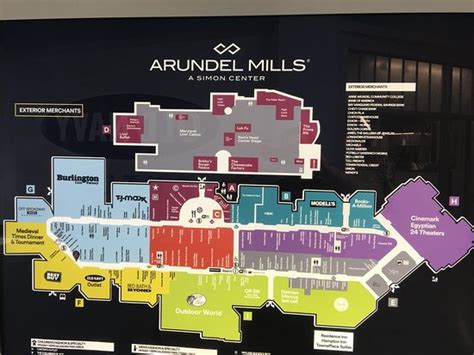 Arundel Mills Mall Map - El Paso On Map