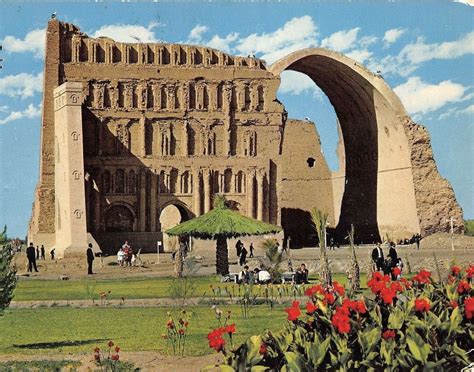 The Arch of Ctesiphon, is the only visible remaining structure of the Sasanian capital city of ...