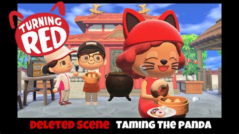 Turning Red Deleted Scene| Taming The Panda| Animal Crossing New ...