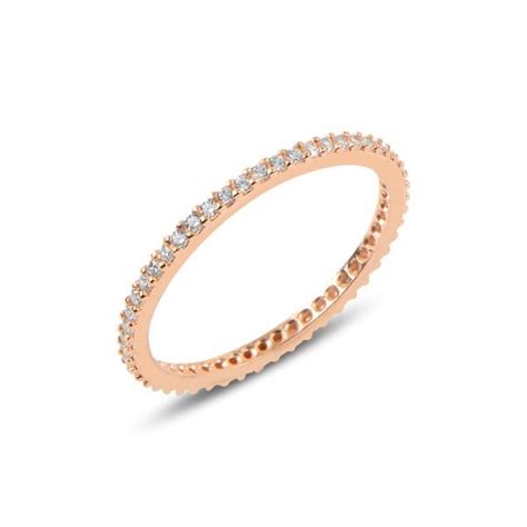 Rose Gold Eternity Ring - Winter & Rose Jewellery