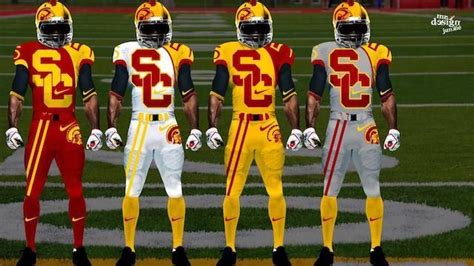 #USC #Football #Uniforms #Cool #unique | College football uniforms, Usc ...