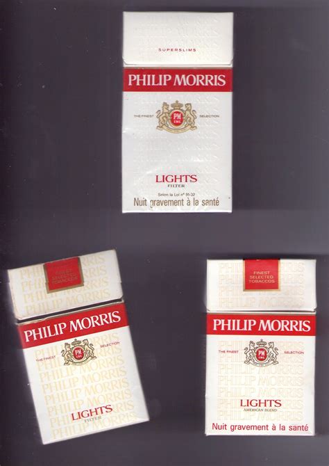 Ma Collection de paquets de cigarettes: PHILIP MORRIS