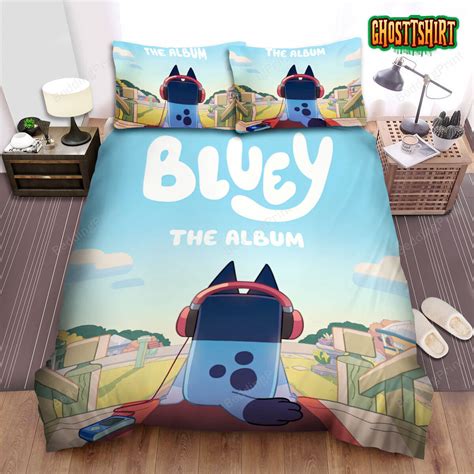 Bluey The Album Art Cover Bed Sheets Spread Duvet Cover Bedding Set