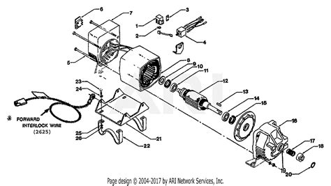 Troy Bilt 2001 PTO GENERATOR Parts Diagram for GENERATOR PARTS