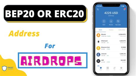 How to get BEP20 address in trust wallet for Airdrops | @TrustWallet - YouTube