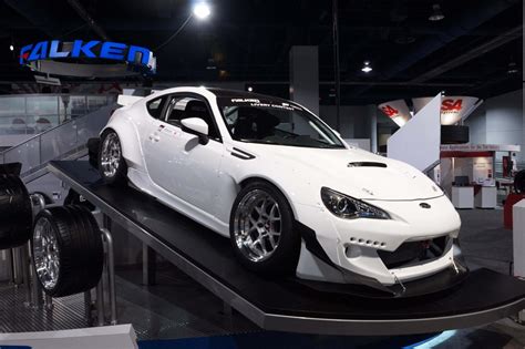 widebody Toyota 86 white-2013 SEMA