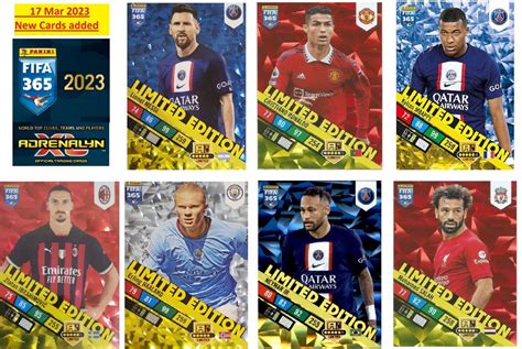 Panini FIFA 365 Adrenalyn XL 2023 - Limited Edition Cards (Messi ...