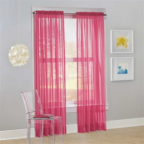 Amazon.com: pink sheer curtains