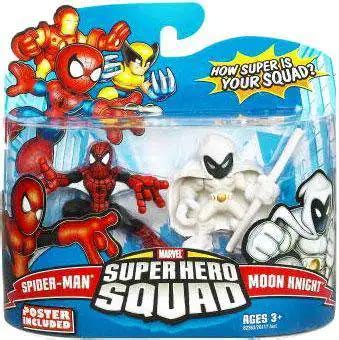 Marvel Super Hero Squad Series 16 Spider-Man Moon Knight 3 Mini Figure 2-Pack Hasbro - ToyWiz