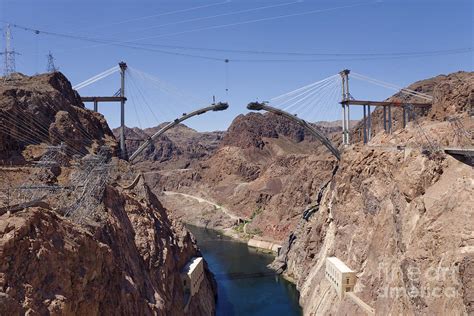 Hoover Dam Bypass Bridge Construction Photograph by Jeremy Woodhouse - Fine Art America