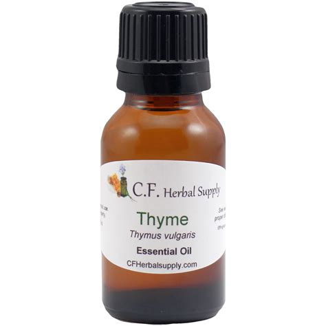 Thyme Essential Oil, Organic - CF Herbal Supply