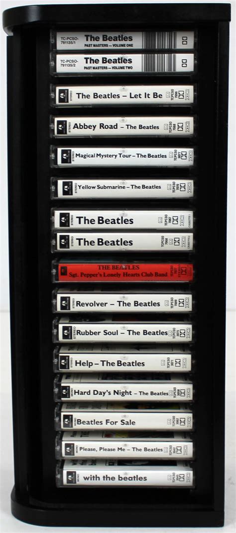 The Beatles Collection: 16 Cassette Tape Collection Roll Top Box